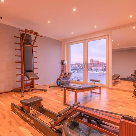 5 Sterne Apartment Anastasia In Der Hafenresidenz - Sauna Und Seeblick *