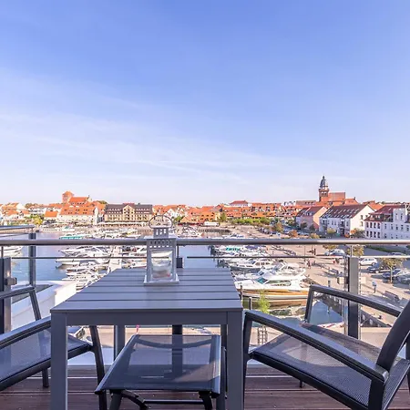 5 Sterne Apartment Anastasia In Der Hafenresidenz - Sauna Und Seeblick Waren (Mueritz)
